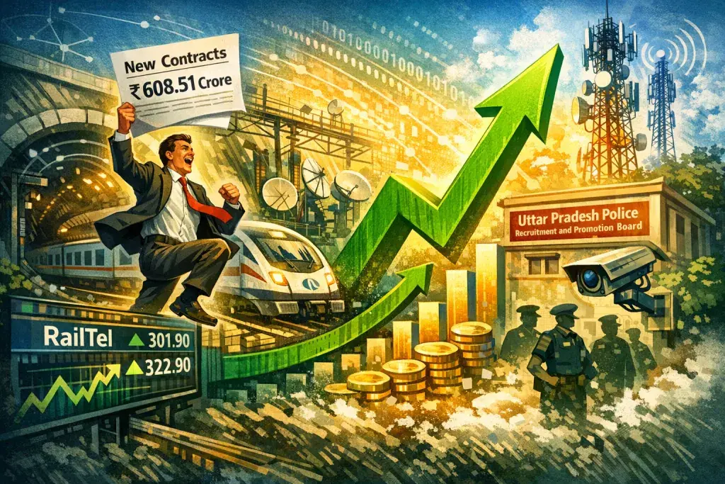 RailTel Jumps After ₹608.51 Crore Orders Lift Growth Expectations